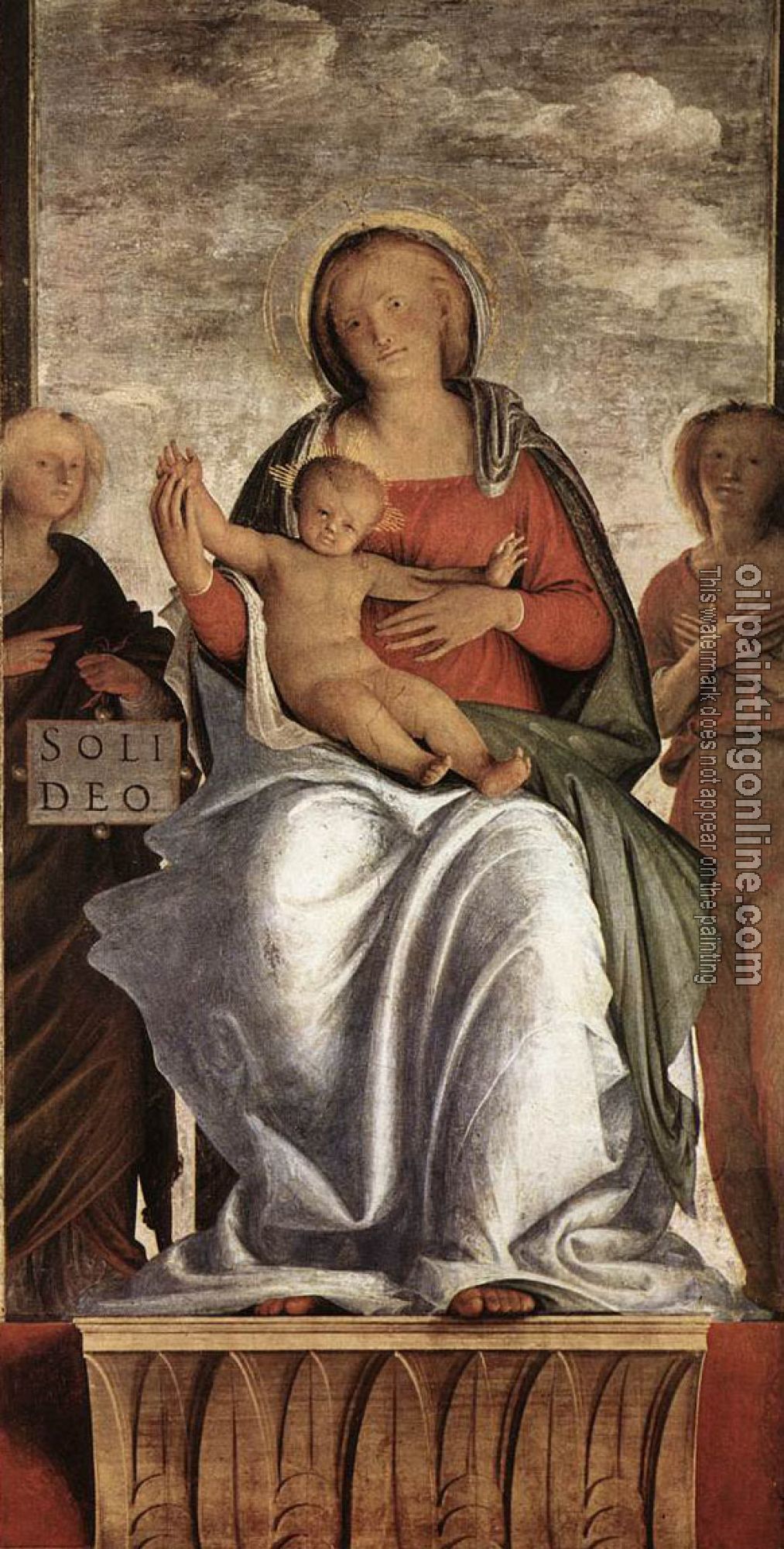 Bramantino - Madonna and Child with Two Angels